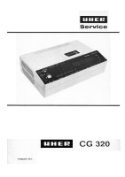 Uher CG-320 - Service Manual 